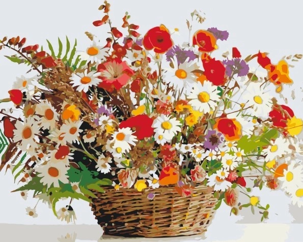 Картина за номерами Кошик радості (40х50 см), бренду Art Craft - KUBIX