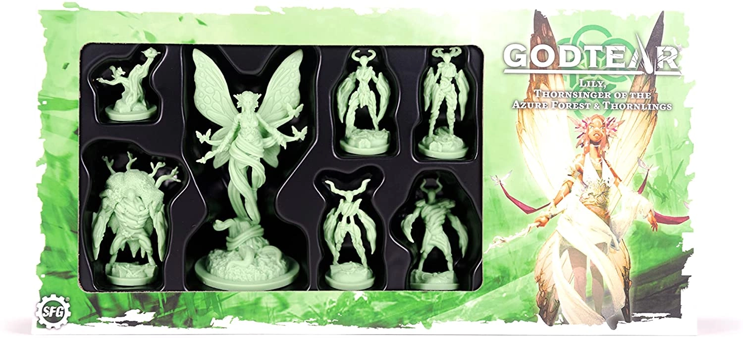 Godtear: Лілі, Терноспівець Лазурного лісу (Godtear: Lily, Thornsinger of the Azure Forest), бренду Steamforged Games Ltd. - KUBIX