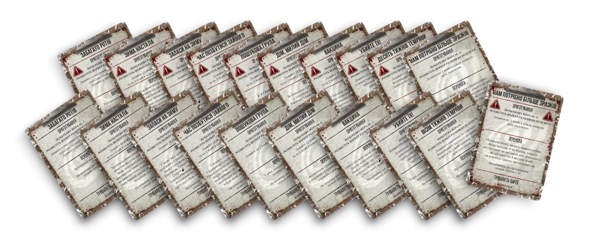 Настольная игра Зима Мертвецов: Игра Перекрестков (Dead of Winter: A Crossroads Game), бренду Rozum, для 2-5 гравців, час гри < 60мин. - 12 - KUBIX 