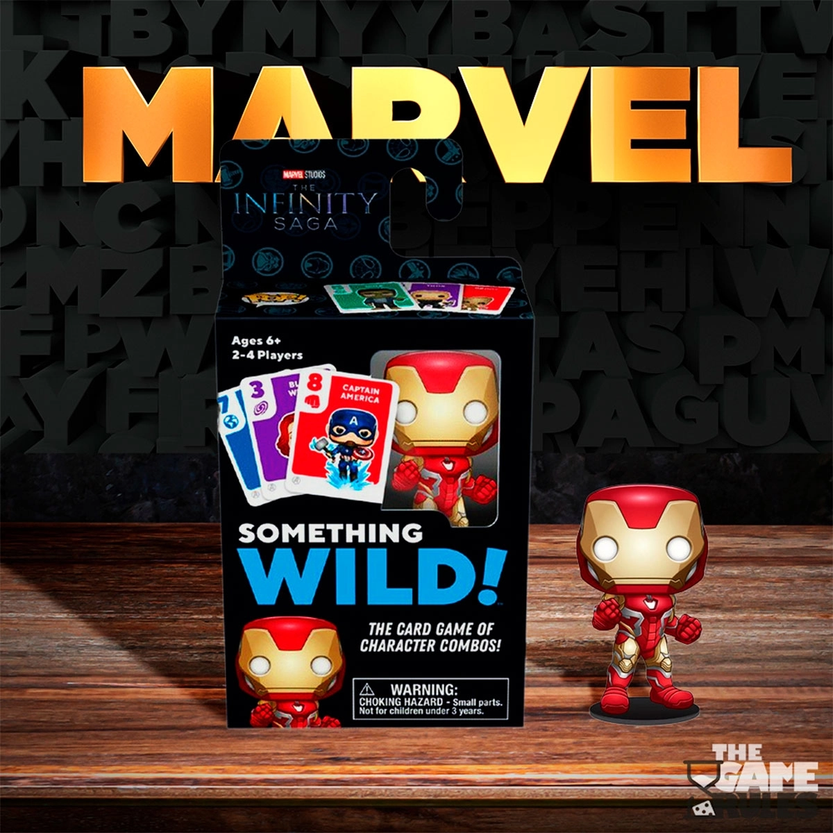 Настільна гра Funko Something Wild: Marvel Infinity Saga. Iron Man (Залізна людина), бренду Funko, для 2-4 гравців, час гри < 30хв. - 4 - KUBIX 