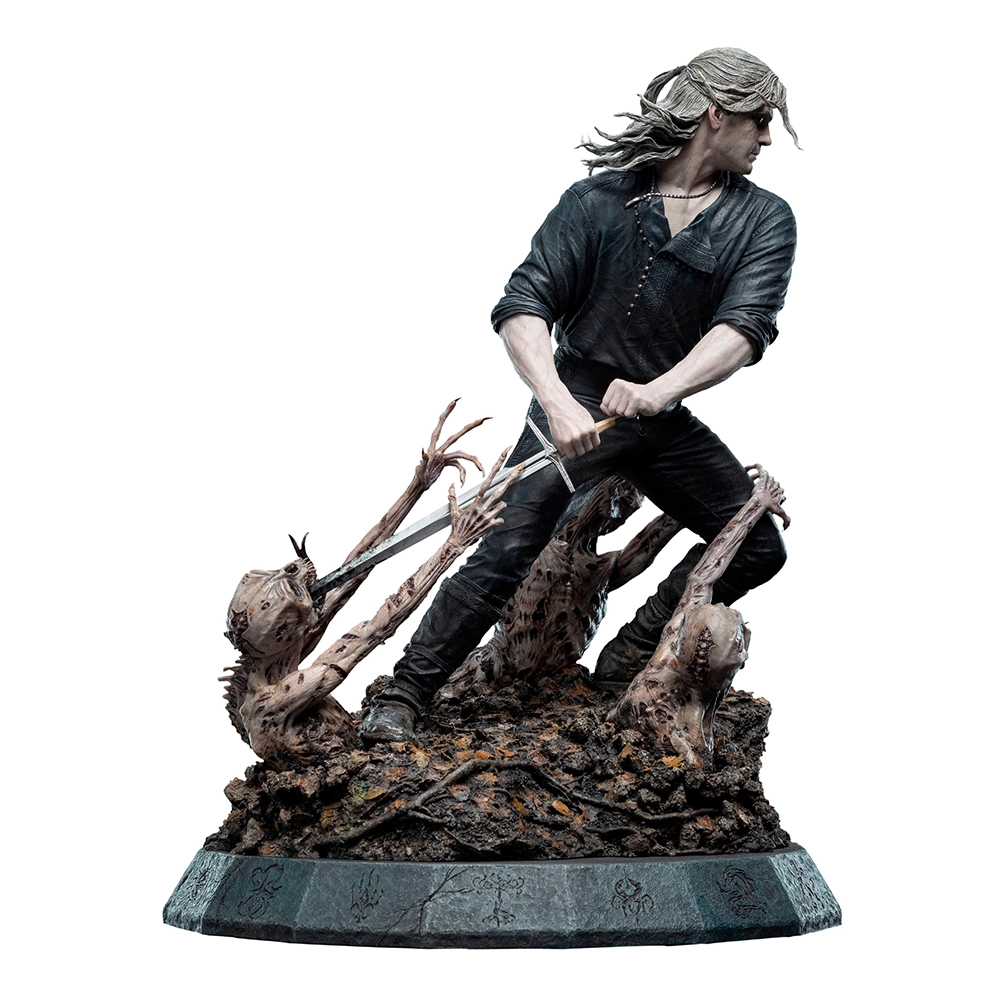 Статуетка Геральта. Ведьмак (WITCHER Geralt the White Wolf Limited Edition) - 3 - KUBIX 