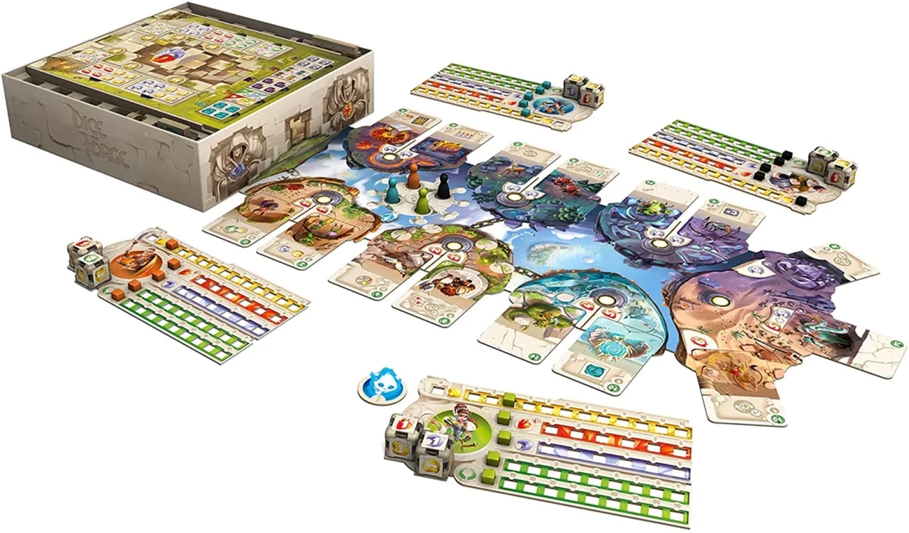 Настольная игра Кузня долі (Dice Forge), бренду Geekach Games, для 2-4 гравців, час гри < 60мин. - 11 - KUBIX 