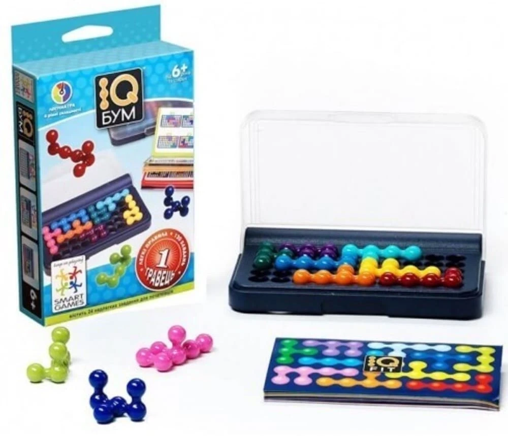 Настольная игра IQ Бум (IQ Fit), бренду Smart Games, для 1-1 гравців, час гри < 30мин. - 2 - KUBIX 