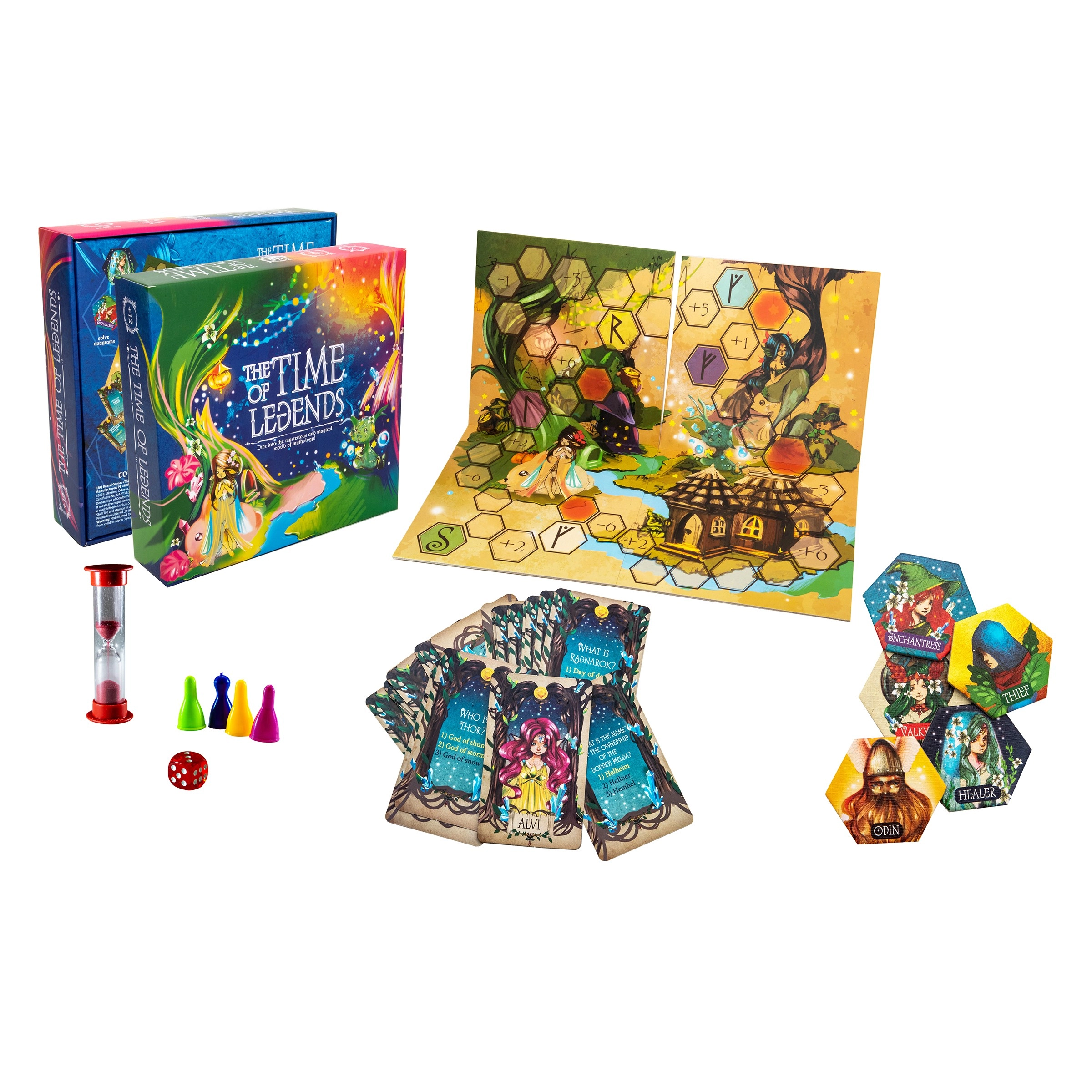 Настольная игра Время легенд (The time of legends) (EN), бренду Strateg, для 2-6 гравців, час гри < 30мин. - 3 - KUBIX 