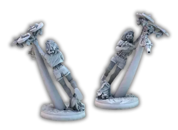 Настольная игра Тамашии: Хроника Восхождение Миниатюры для игры (Tamashii: Edgerunners), бренду Игровая Мастерская - 5 - KUBIX 