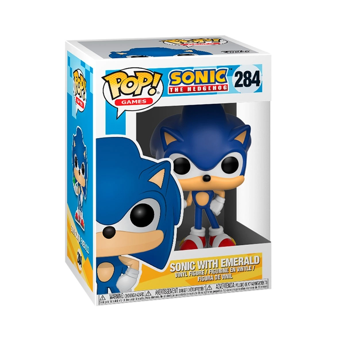 Игровая фигурка FUNKO POP! СОНИК С КИРИЧЕМ (Sonic) #284, бренду Funko - 3 - KUBIX 