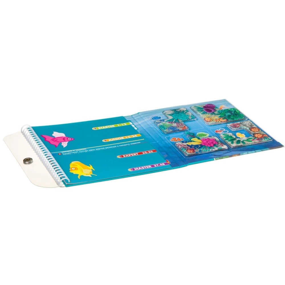 Настольная игра Кораловый риф. Дорожная магнитная игра (Coral reef. Road magnetic game), бренду Smart Games, для 1-1 гравців - 2 - KUBIX 