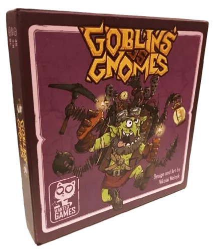 Настільна гра Гобліни проти Гномів (Goblins vs Gnomes), бренду Wanted Games, для 3-8 гравців, час гри < 30хв. - KUBIX
