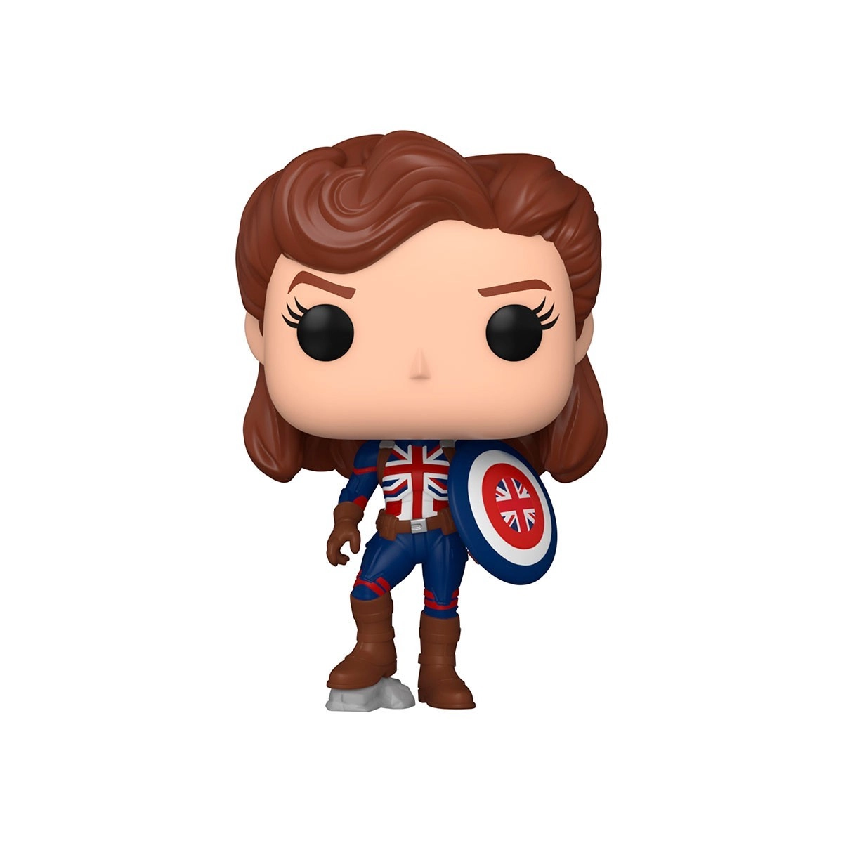 Игровая фигурка FUNKO POP! КАПИТАН КАРТЕР (Captain Carter) Marvel. What if...? #870, бренду Funko - KUBIX