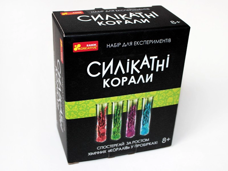 Набор для экспериментов Силикатные кораллы, бренду Ранок, для 1-4 гравців - 3 - KUBIX 