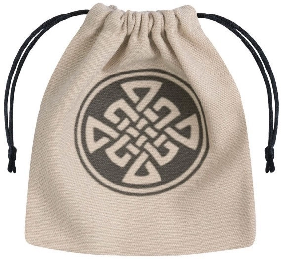 Мішечок Celtic Beige & black Dice Bag, бренду Q-Workshop - KUBIX
