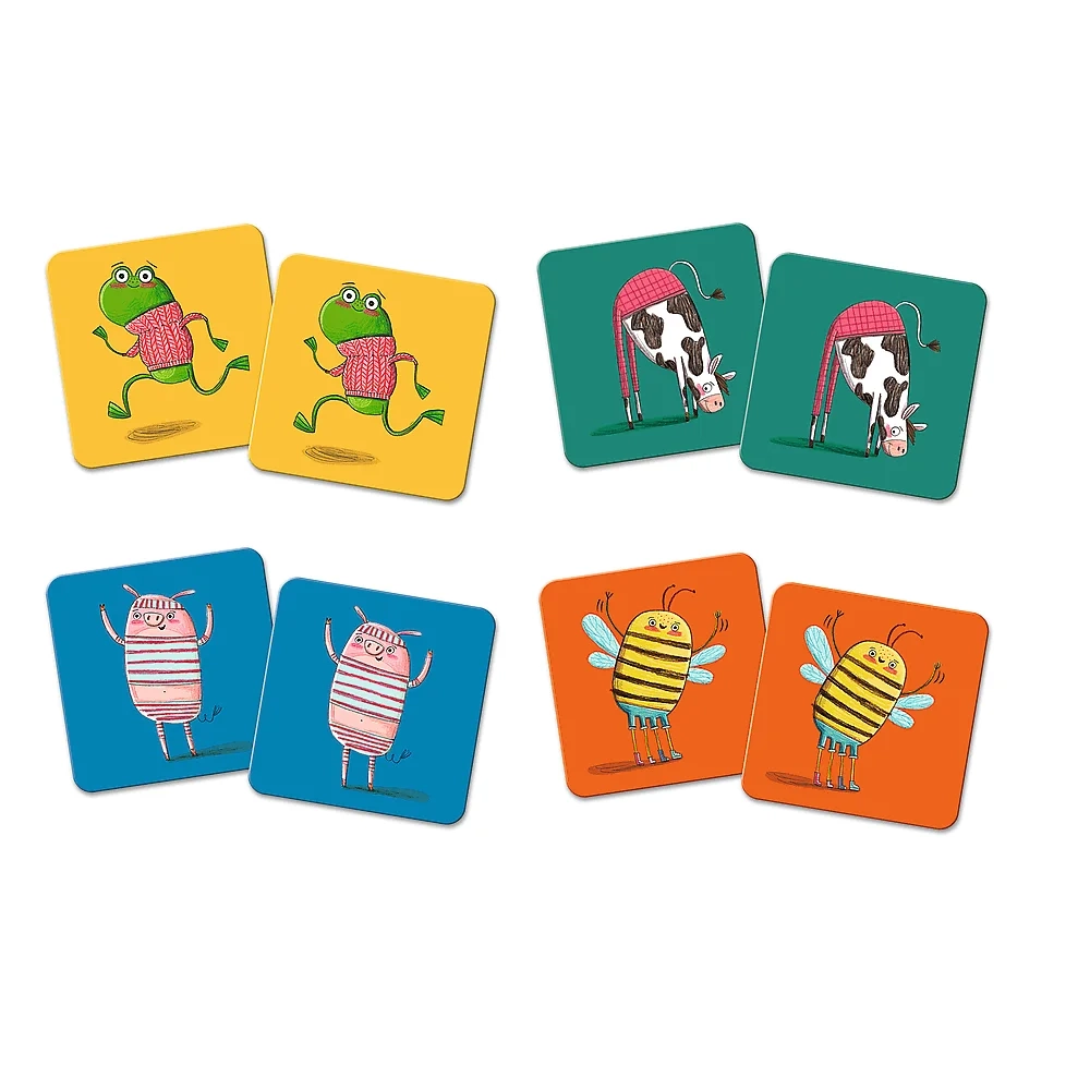 Настольная игра Мемос Классический: Двигайся и играй (Memos classic&plus Ruch), бренду Trefl, для 1-2 гравців - 3 - KUBIX 