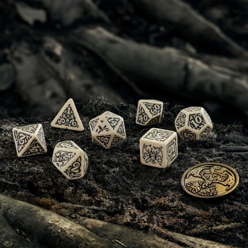Набір кубиків The Witcher Dice Set. Leshen - The Master of Crows - 3 - KUBIX 
