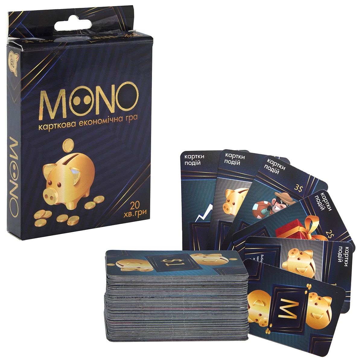 Настільна гра Моно (MONO) (Міні), бренду Strateg, для 2-5 гравців, час гри < 30хв. - 3 - KUBIX 