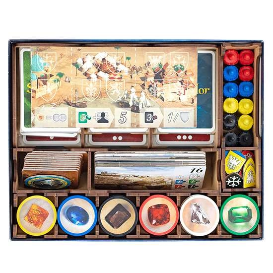  Органайзер для настільної гри Розкіш (Organizer for boardgame Splendor), бренду Tower Rex - KUBIX