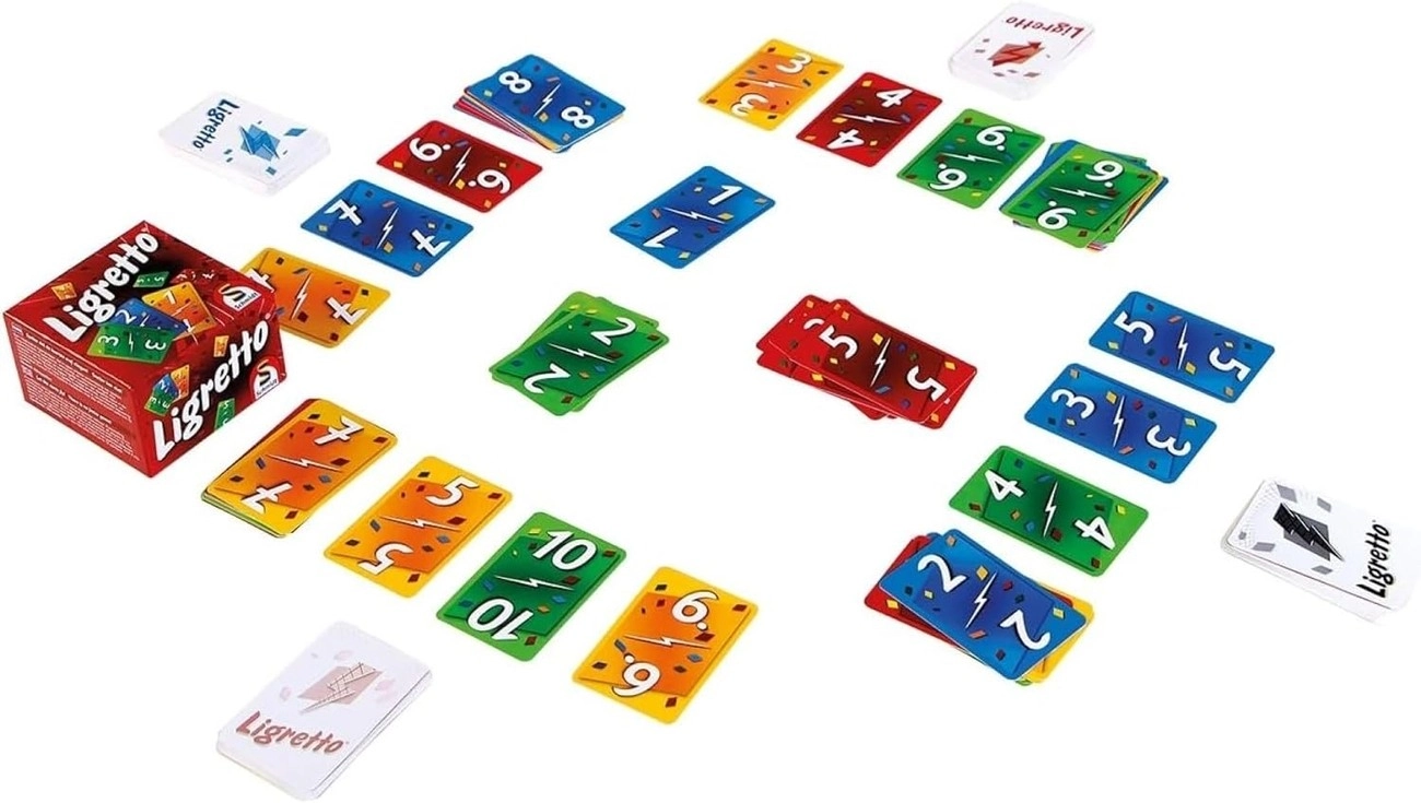 Настольная игра Лігретто красный (Ligretto Red), бренду YellowBox, для 2-4 гравців, час гри < 30мин. - 3 - KUBIX 