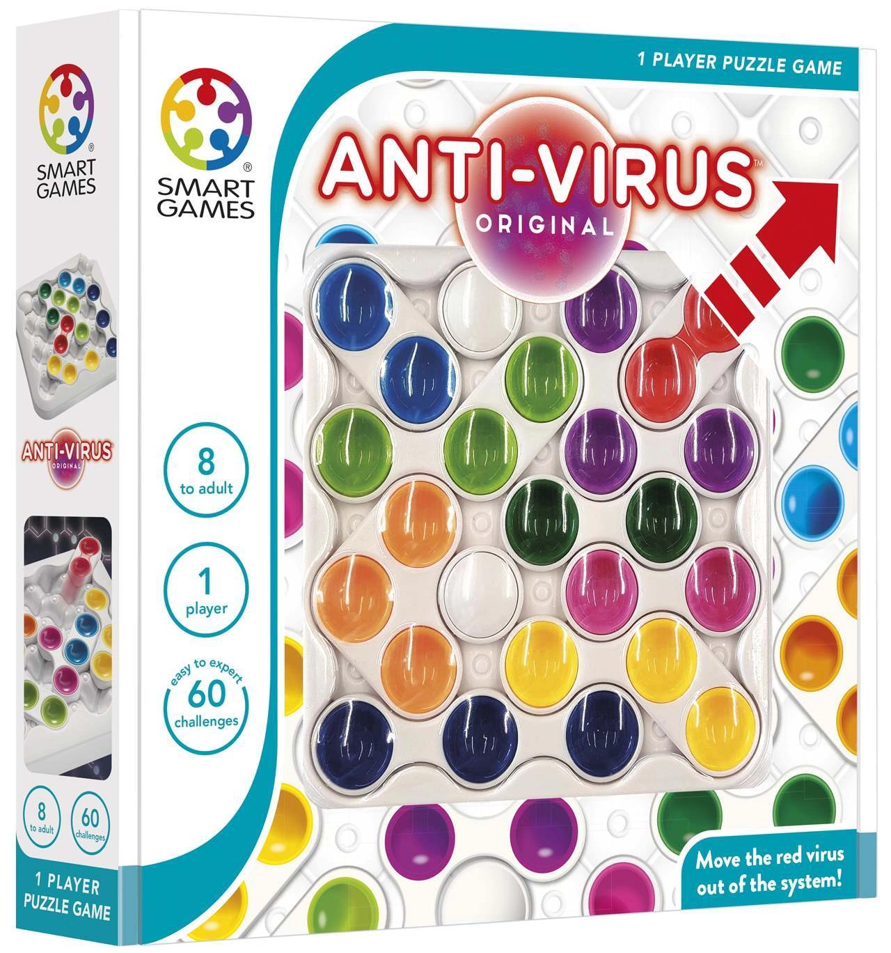 Настільна гра Антивірус (Anti-virus), бренду Smart Games, для 1-1 гравців, час гри < 30хв. - KUBIX