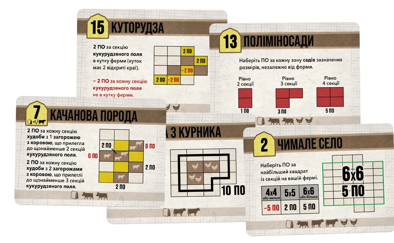 Настольная игра Агрополис (Agropolis), бренду Geekach Games, для 1-4 гравців, час гри < 30мин. - 3 - KUBIX 