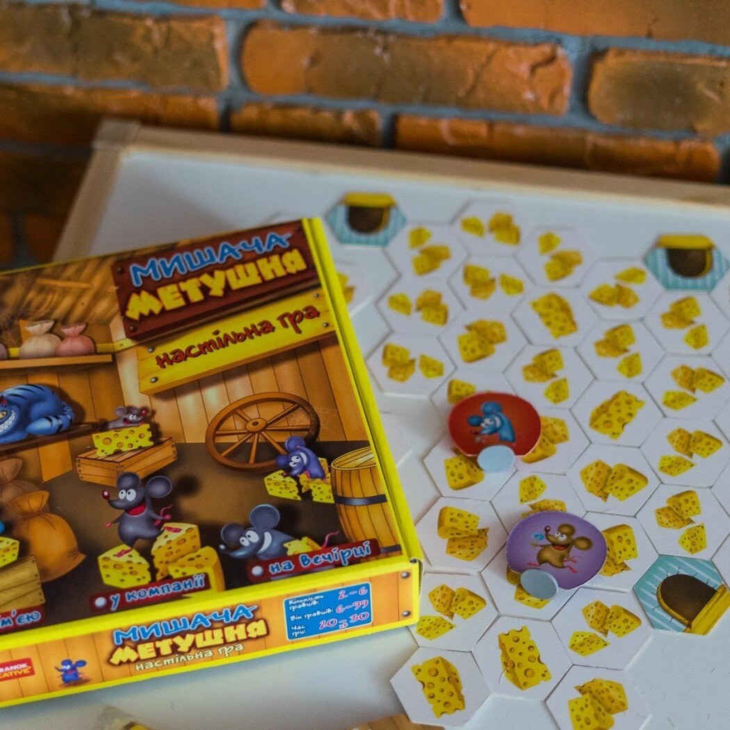Настольная игра Мышиная суета, бренду Ранок, для 2-5 гравців, час гри < 30мин. - 5 - KUBIX 