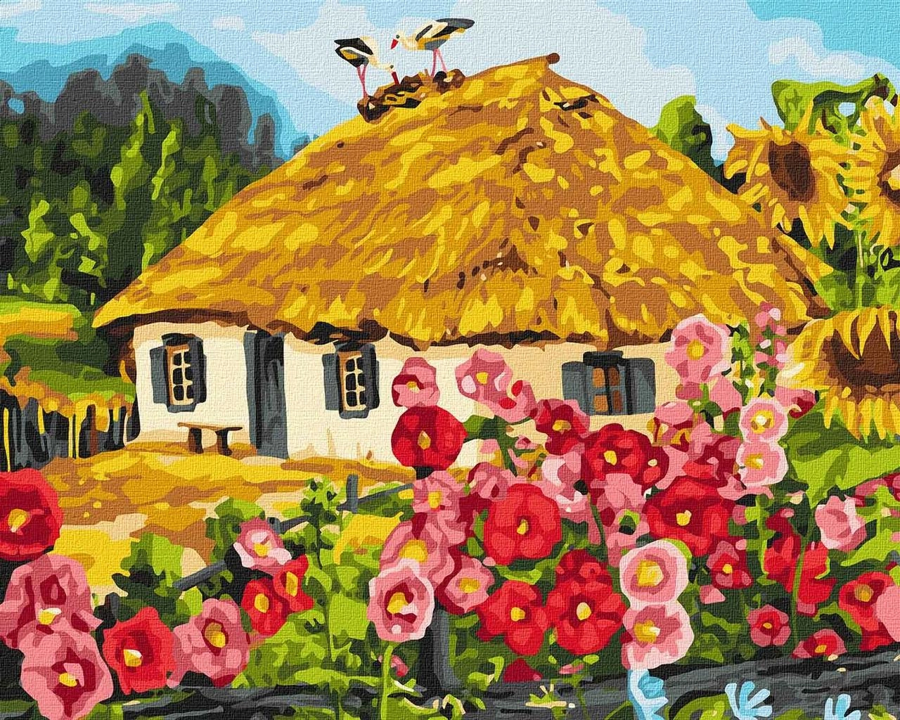 Картина за номерами Мальовничий краєвид (40х50 см), бренду Ідейка - KUBIX