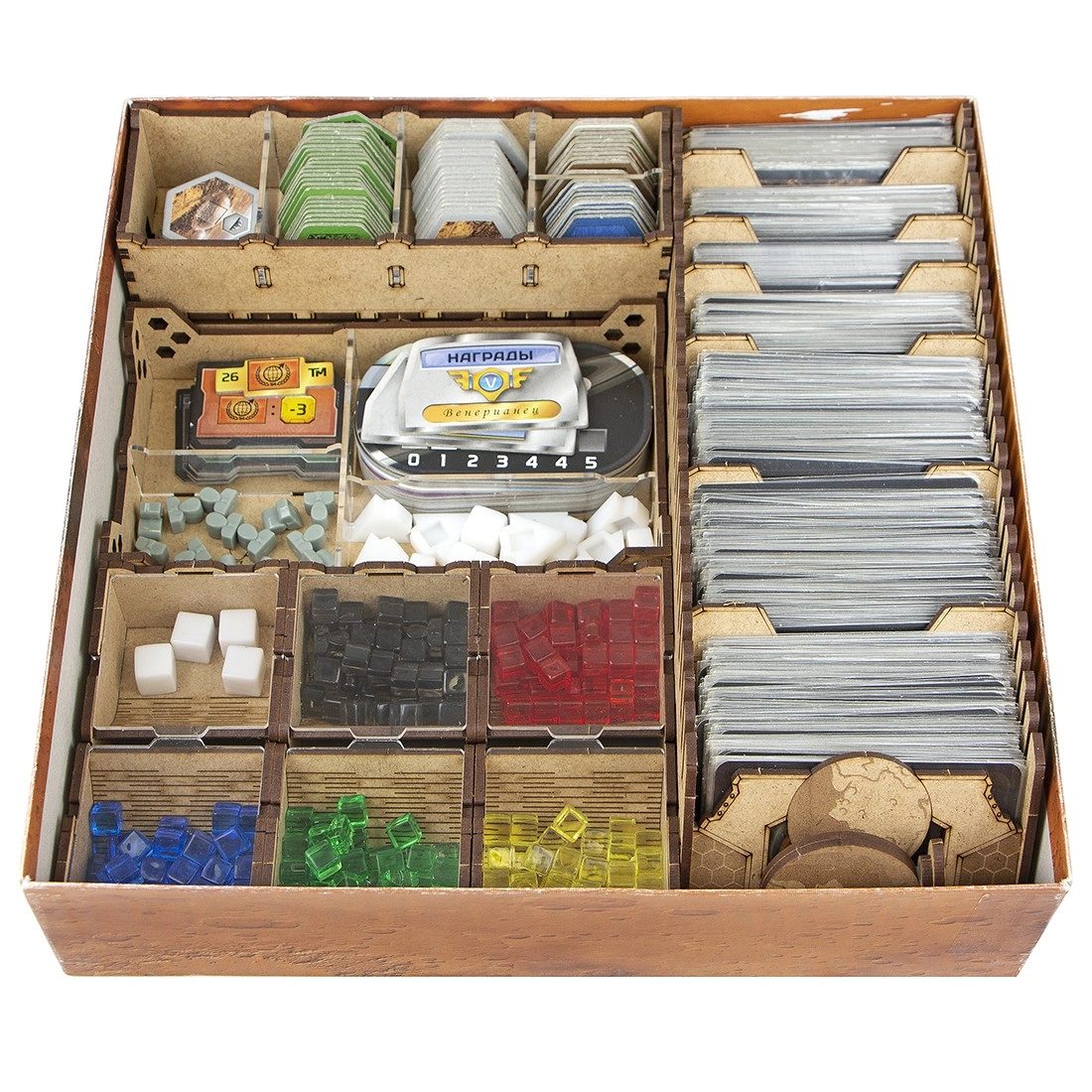 Органайзер для настільної гри Тераформування Марса (Organizer for boardgame Terraforming Mars), бренду Tower Rex - 2 - KUBIX 