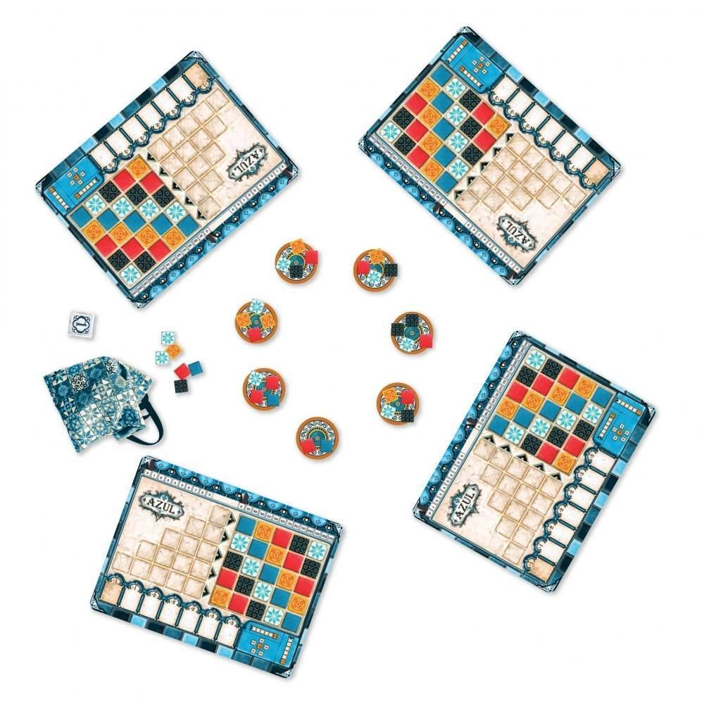 Настільна гра Азул. Міні-версія (Azul-mini), бренду Next Move Games, для 2-4 гравців, час гри < 30хв. - 4 - KUBIX 