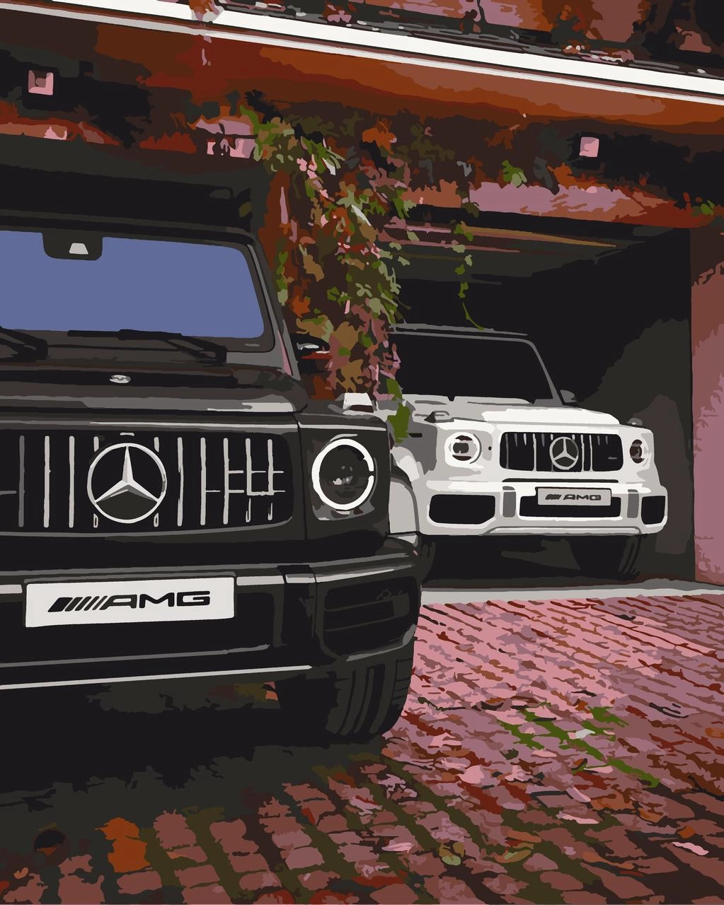Картина по номерам Гелендваген AMG (40х50 см), бренду Origami - KUBIX