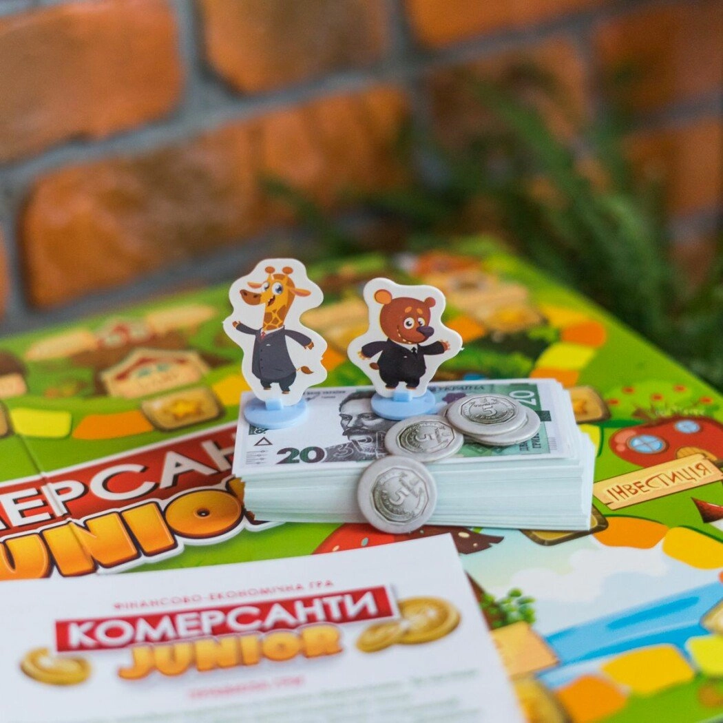 Настольная игра Коммерсанты JUNIOR, бренду Ранок, для 3-5 гравців, час гри < 60мин. - 5 - KUBIX 