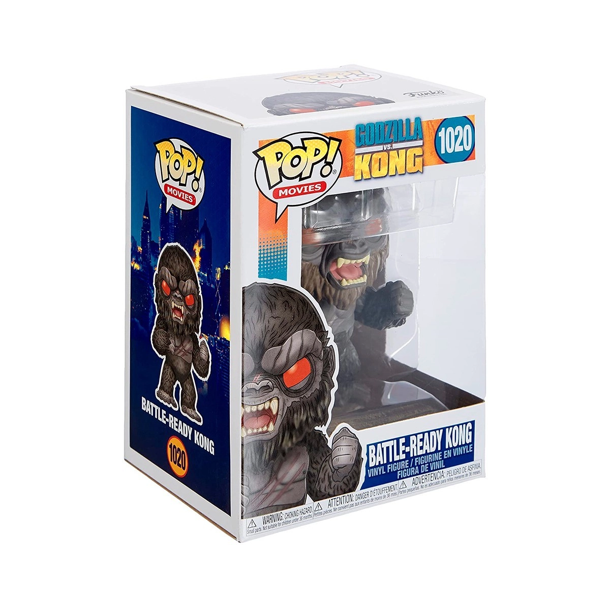 Игровая фигурка FUNKO POP! КОНГ ГОТОВ К БОЮ (Battle-Ready Kong) Godzilla Vs Kong: #1020, бренду Funko - 5 - KUBIX 