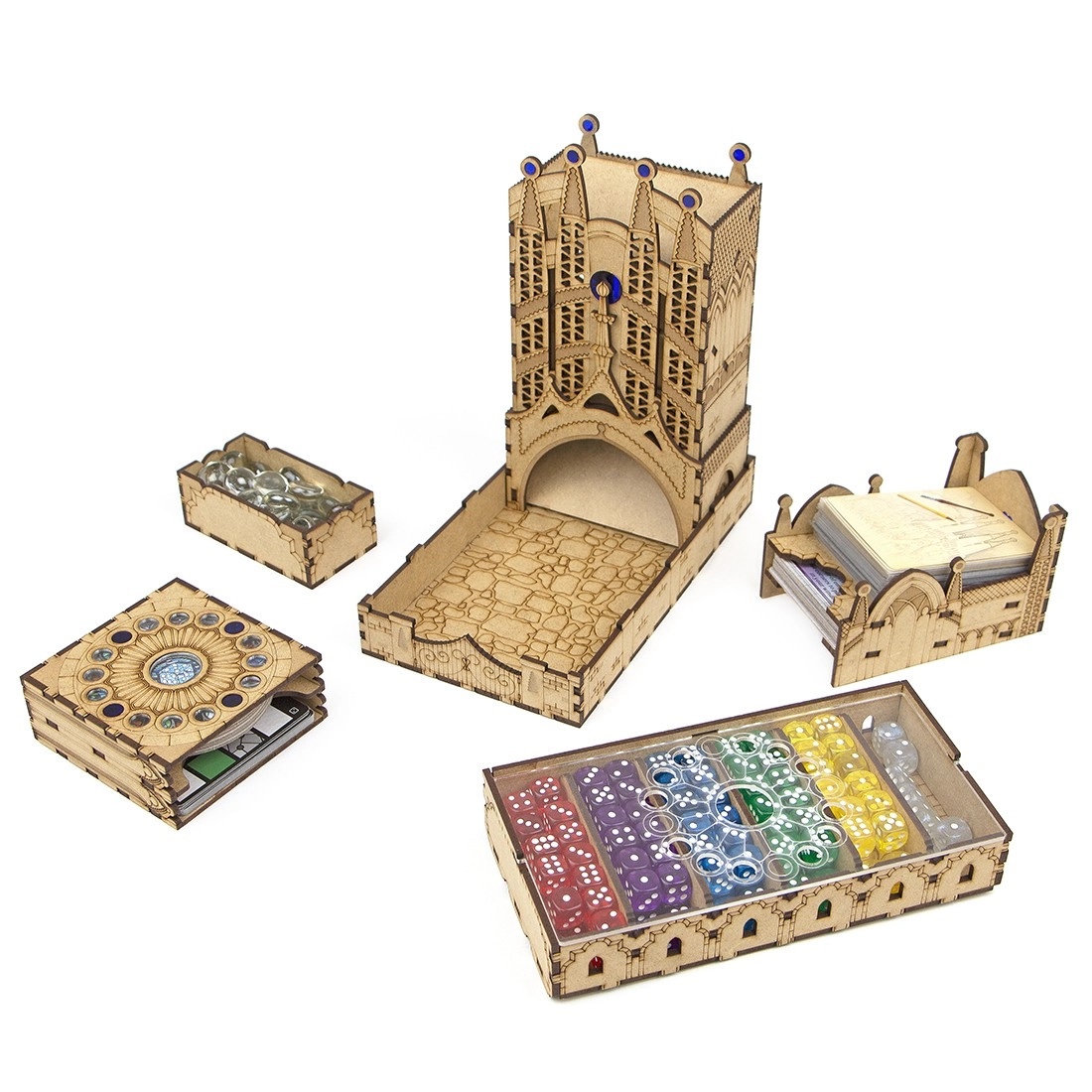 Органайзер для настільної гри Саграда (Organizer for boardgame Sagrada), бренду Tower Rex - 2 - KUBIX 