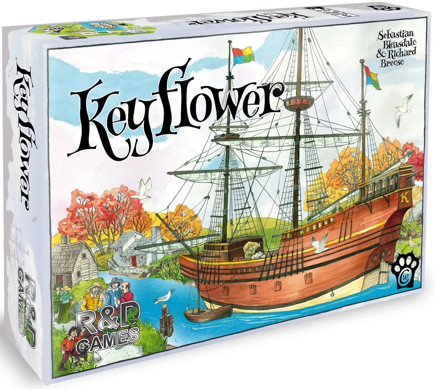 Настільна гра Keyflower. Українське видання, бренду Woodcat, для 2-6 гравців, час гри > 60хв. - KUBIX