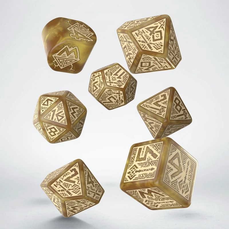 Набор кубиков Dwarven Gold Modern Dice Set - KUBIX