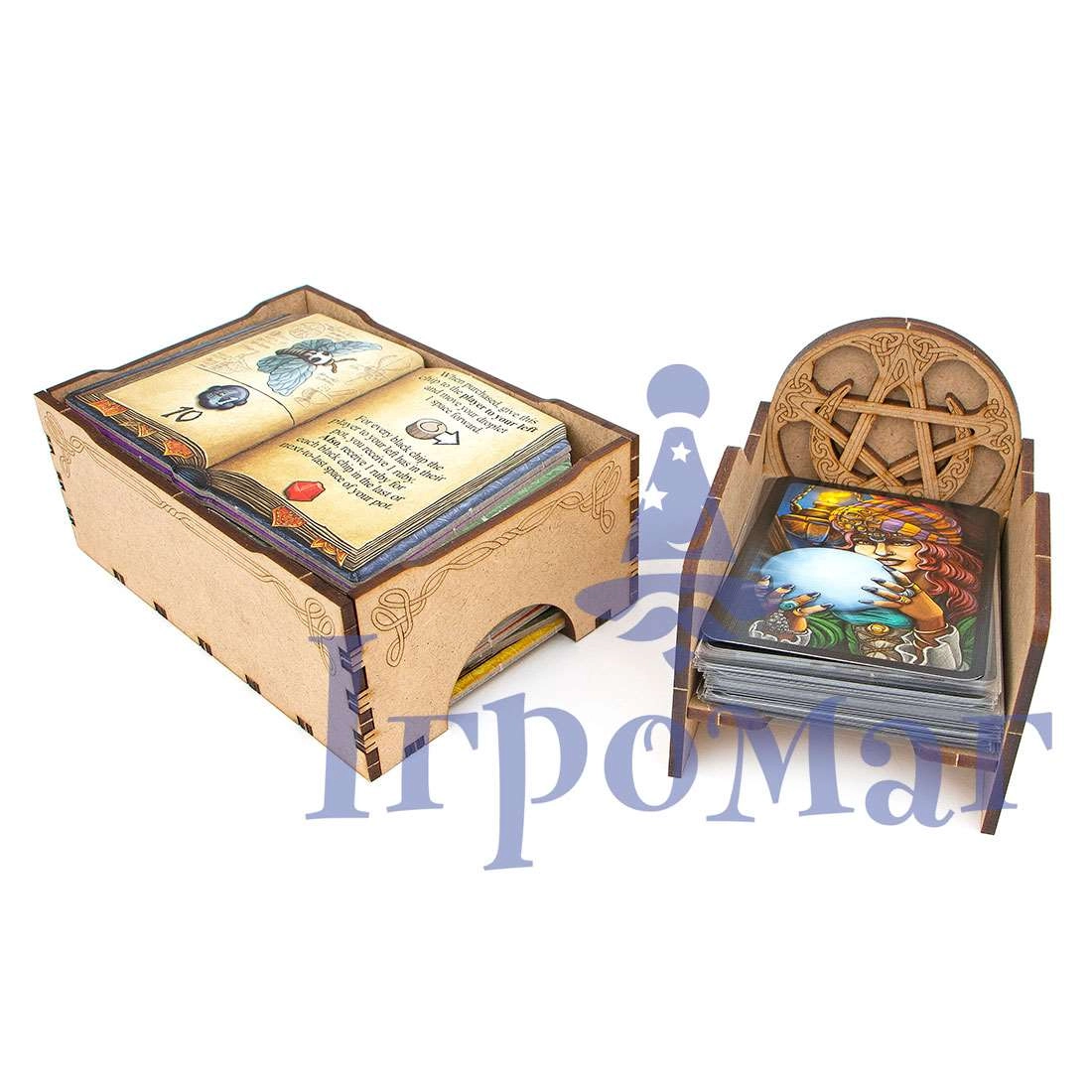 Органайзер для настільної гри Пройдисвіти Кведлінбурга (Organizer for boardgame The Quacks of Quedlinburg), бренду Tower Rex - 15 - KUBIX 