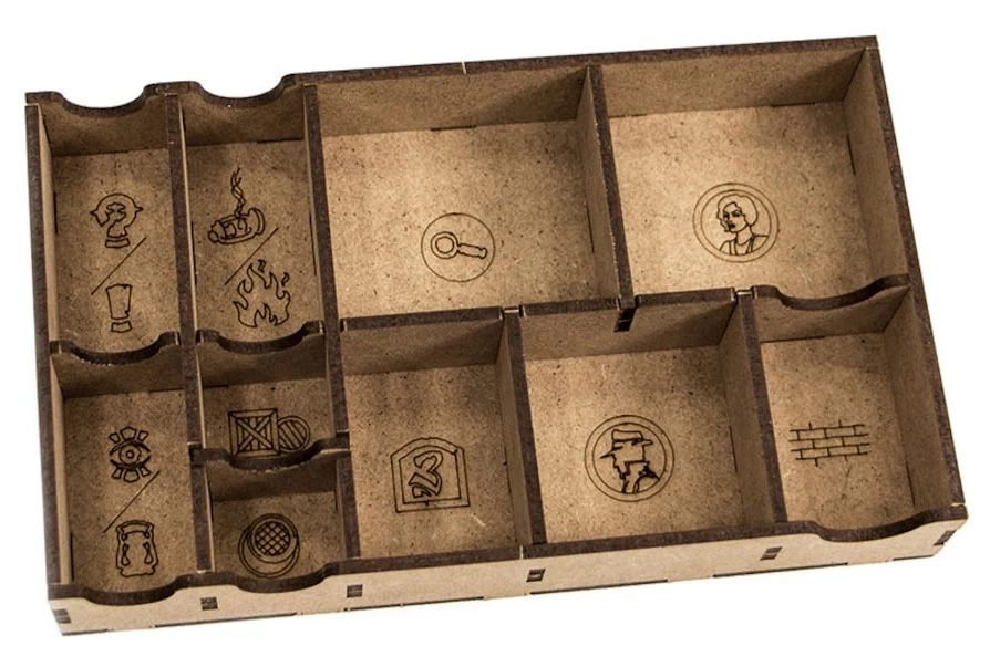 Органайзер для настольной игры Убежище Безумия (Organizer for boardgame Mansions of Madness), бренду Tower Rex - 7 - KUBIX 