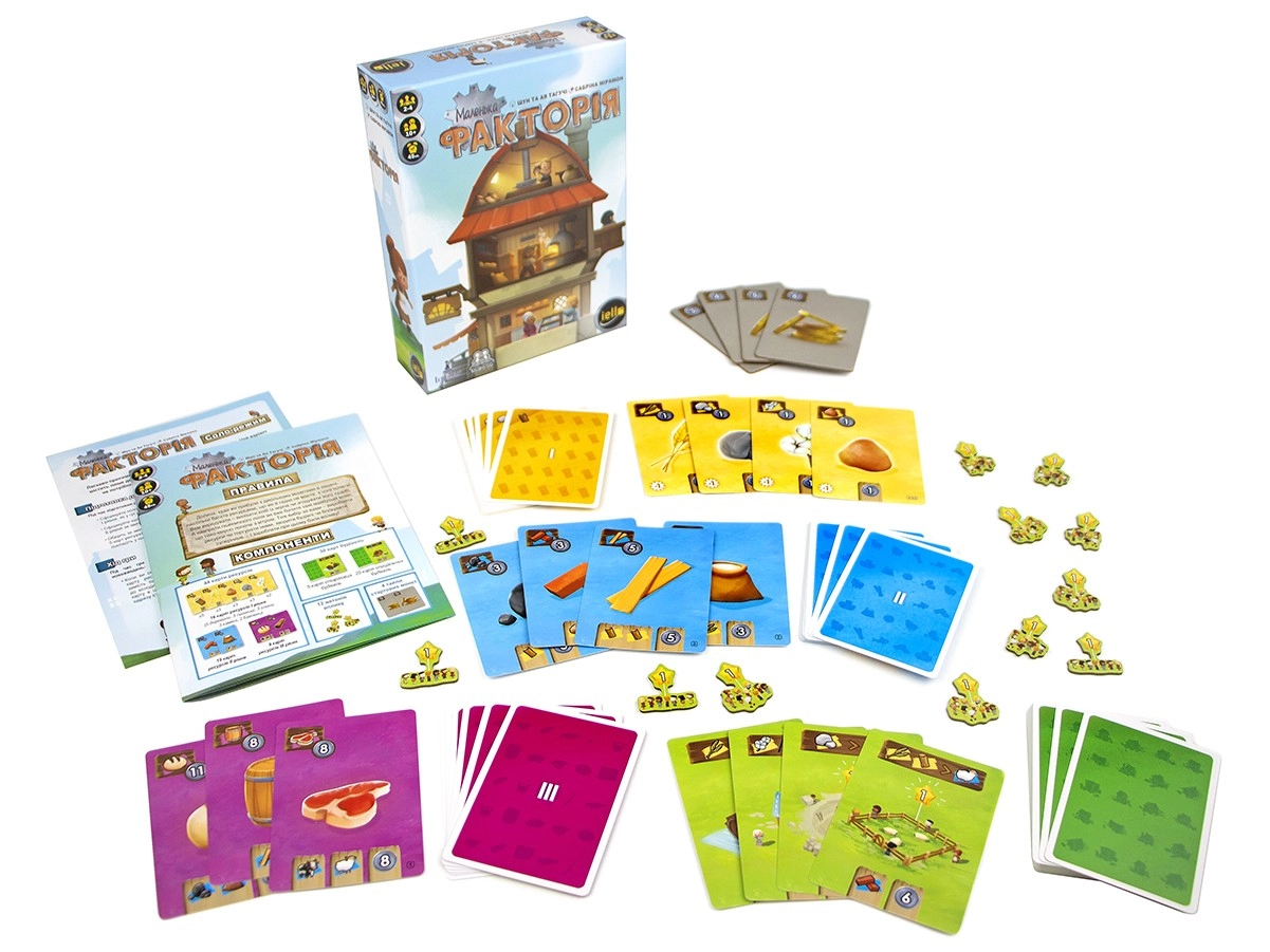 Настольная игра Маленькая фактория (Little Factory), бренду Игромаг, для 1-4 гравців, час гри < 30мин. - 15 - KUBIX 