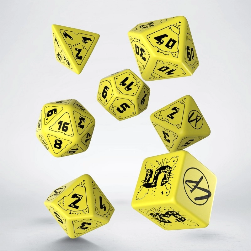 Набор кубиков Cyberpunk Red Dice Set: Danger Zone - KUBIX