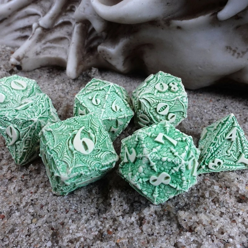 Набор кубиков Dracopolis: Andean Longneck Dice Set (7), бренду Q-Workshop - 2 - KUBIX 