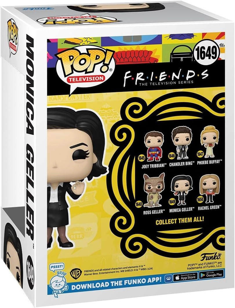 Игровая фигурка FUNKO POP! Моника Геллер (Monica Geller (with Mockolate)) TV: Друзья #1649, бренду Funko - 3 - KUBIX 