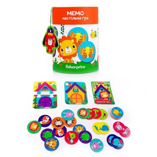 Настільна гра Мемо. Fisher-Price, бренду Vladi Toys, для 2-2 гравців - 2 - KUBIX 