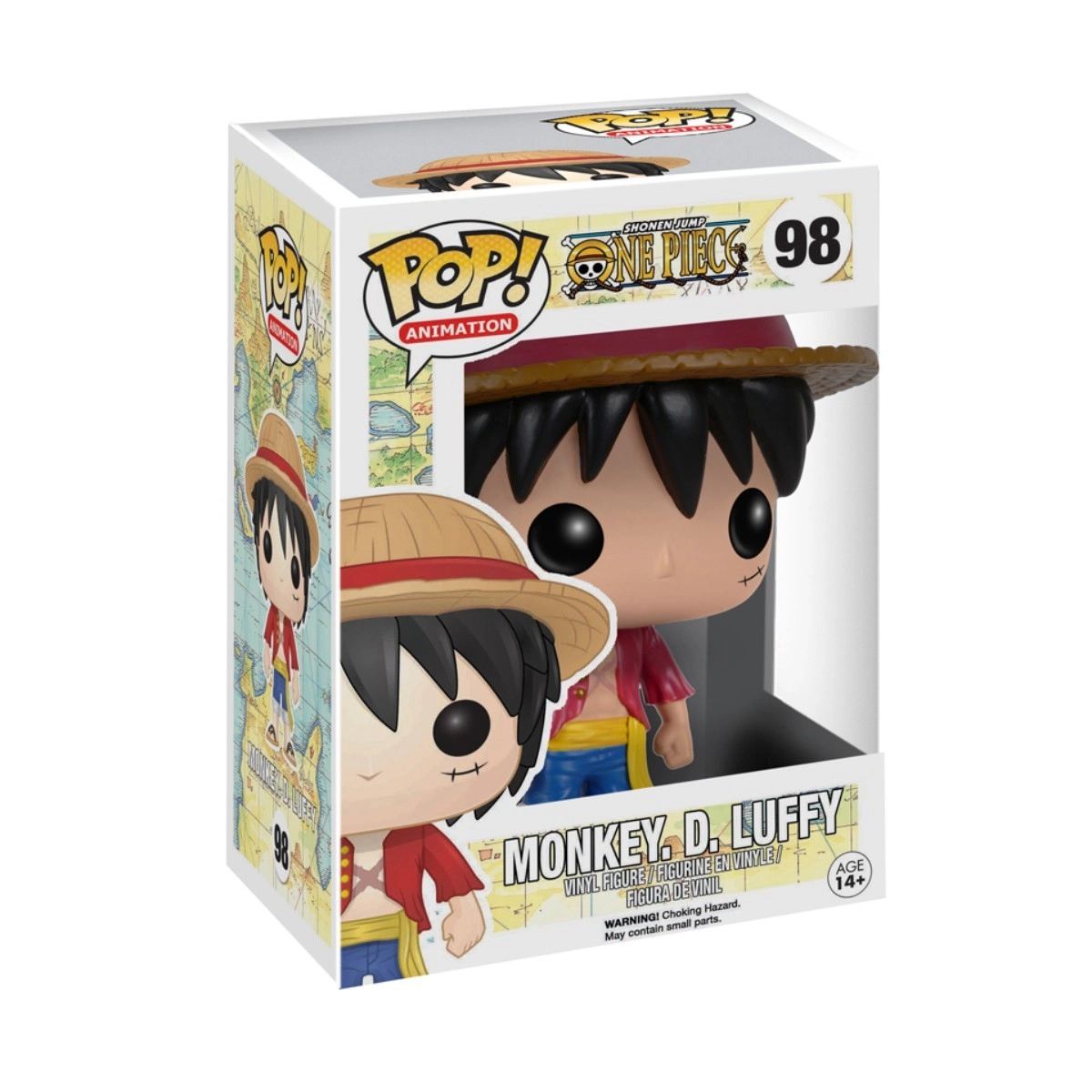 Ігрова фігурка FUNKO POP! Monkey D. Luffy. One Piece #98, бренду Funko - 4 - KUBIX 