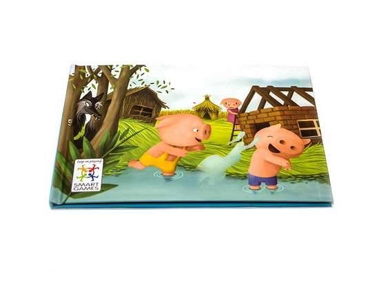Настольная игра Трое маленьких поросят. Делюкс (Three little piggies. Deluxe), бренду Smart Games, для 1-1 гравців, час гри < 30мин. - 5 - KUBIX