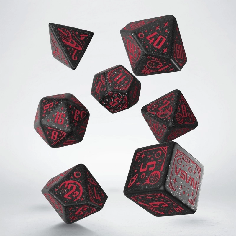 Набір кубиків Space Dice Set: Voyager (7), бренду Q-Workshop - KUBIX