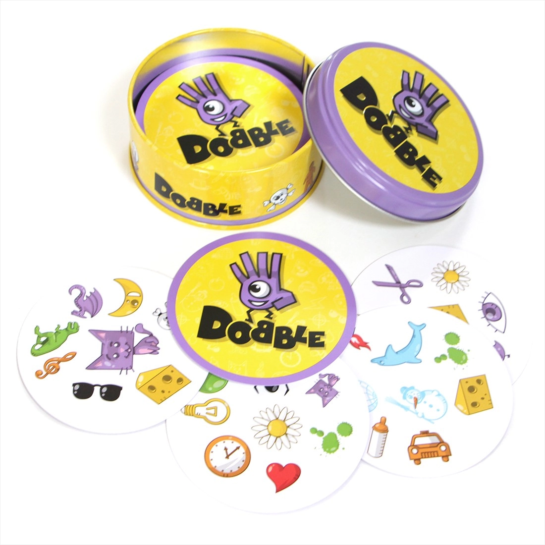 Настольная игра Доббл (Dobble или Spot It!), бренду Asmodee, для 2-8 гравців, час гри < 30мин. - 8 - KUBIX 