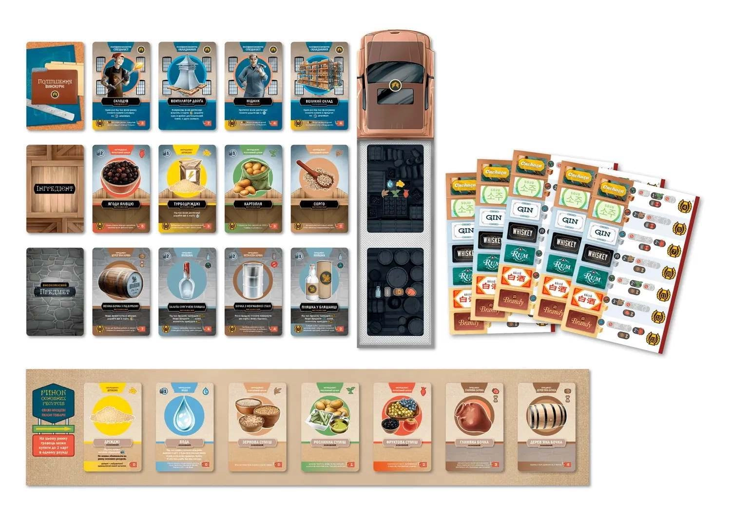 Настольная игра Distilled. Тайны напитков (Distilled), бренду Geekach Games, для 1-5 гравців, час гри < 30мин. - 9 - KUBIX 
