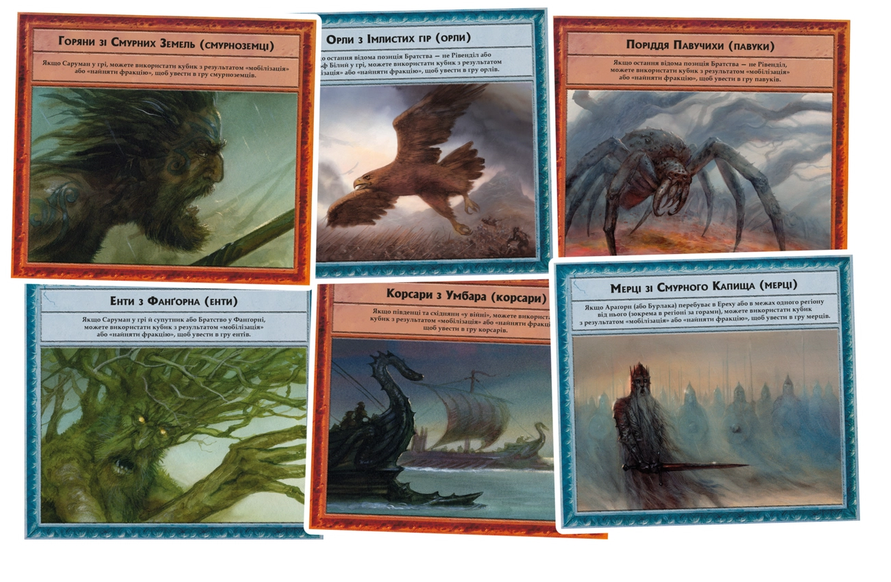 Настольная игра Война Кольца. Воины Средиземья (War of the Ring: Warriors of Middle-earth), бренду Geekach Games, для 2-4 гравців, час гри > 60мин. - 5 - KUBIX 