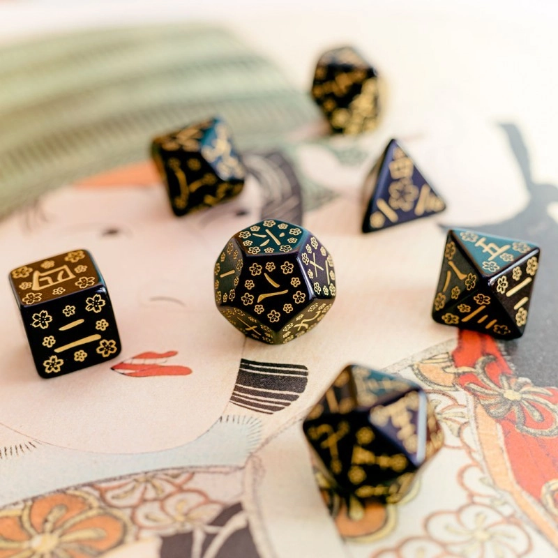 Набір кубиків Japanese Dice Set: Deep Night Firefly - 2 - KUBIX 