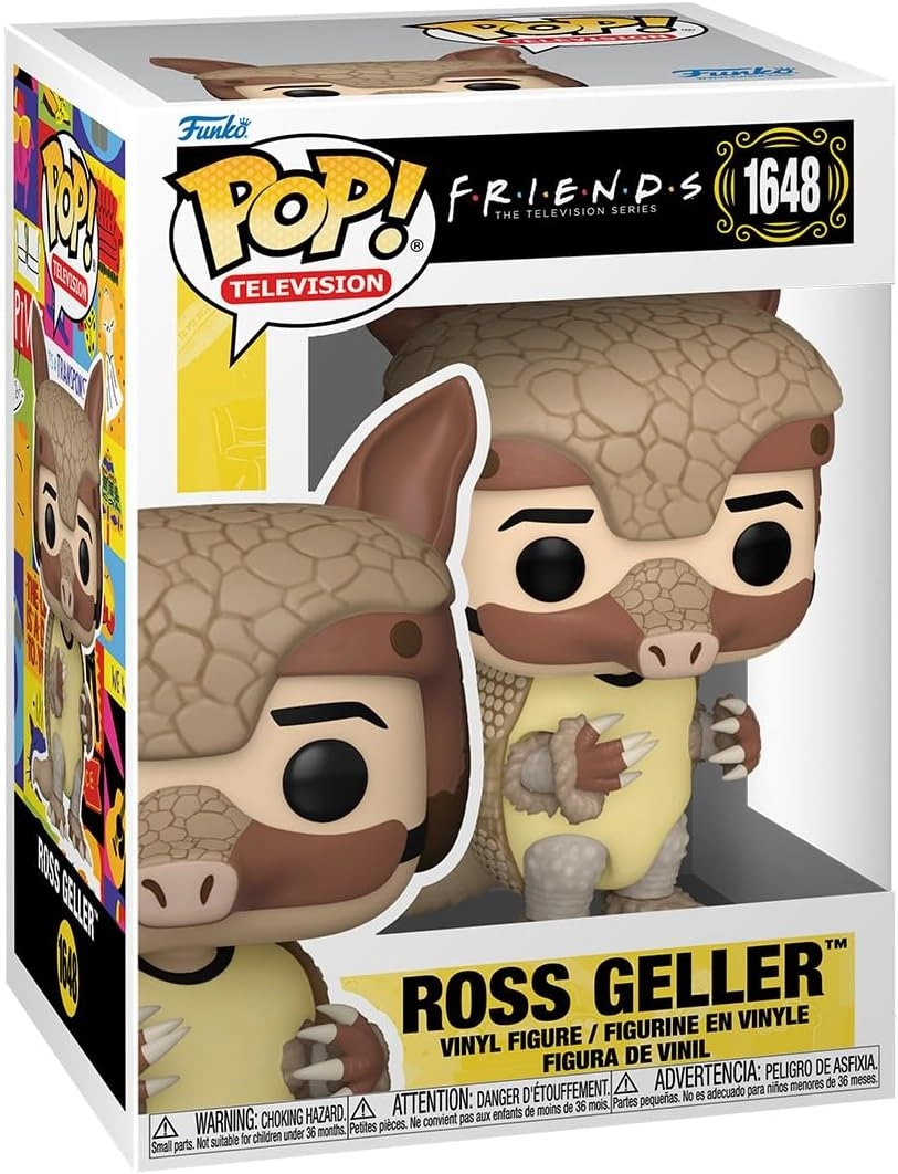 Игровая фигурка FUNKO POP! Росс Геллер в костюме броненосца (Ross Geller (Armadillo Costume)) TV: Друзья #1650, бренду Funko - KUBIX