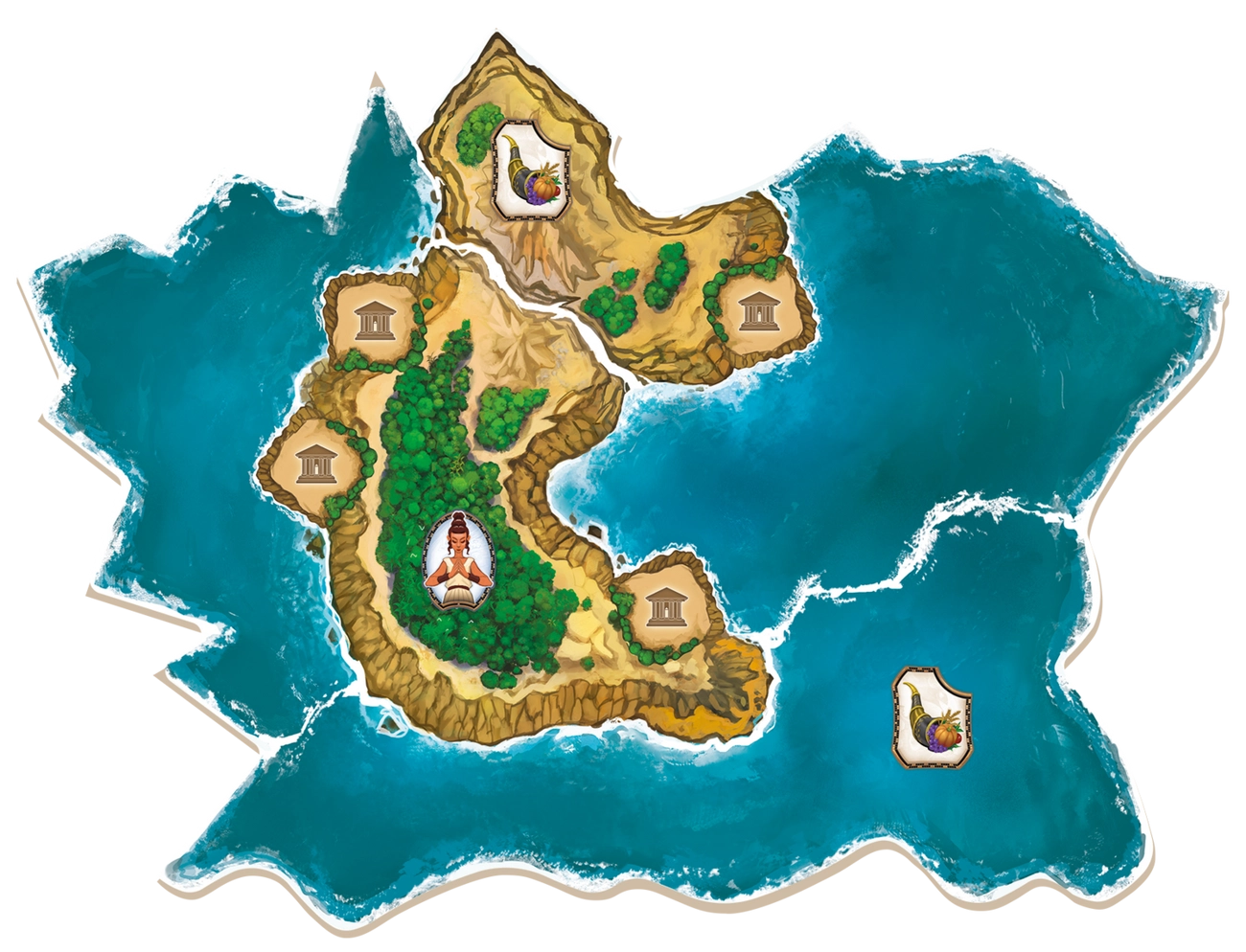 Настільна гра Кіклади. Легендарне видання (Cyclades: Legendary Edition), бренду Geekach Games, для 2-6 гравців, час гри > 60хв. - 3 - KUBIX 