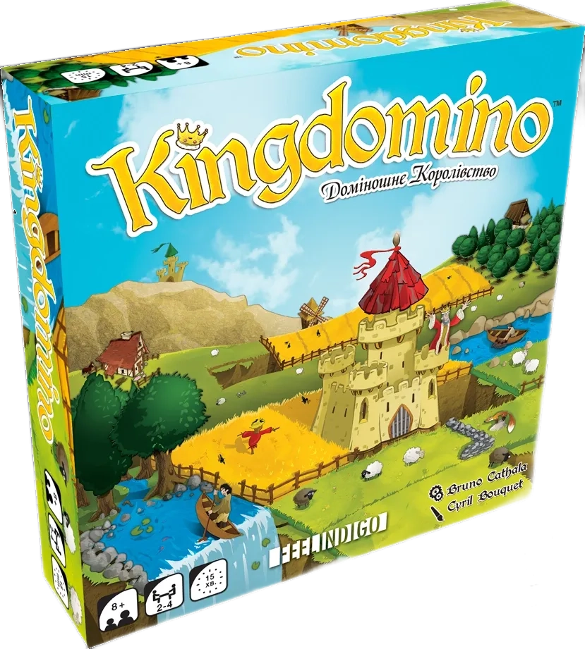 Настольная игра Доминошное королевство (Kingdomino), бренду Feelindigo, для 2-4 гравців, час гри < 30мин. - KUBIX