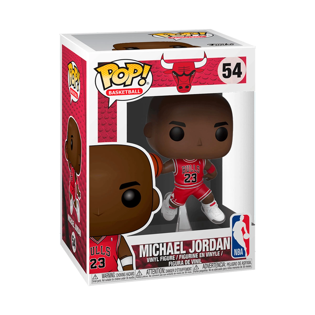 Игровая фигурка FUNKO POP! МАЙКЛ ДЖОРДАН (MICHAEL JORDAN): NBA: Bulls #54, бренду Funko - 2 - KUBIX 